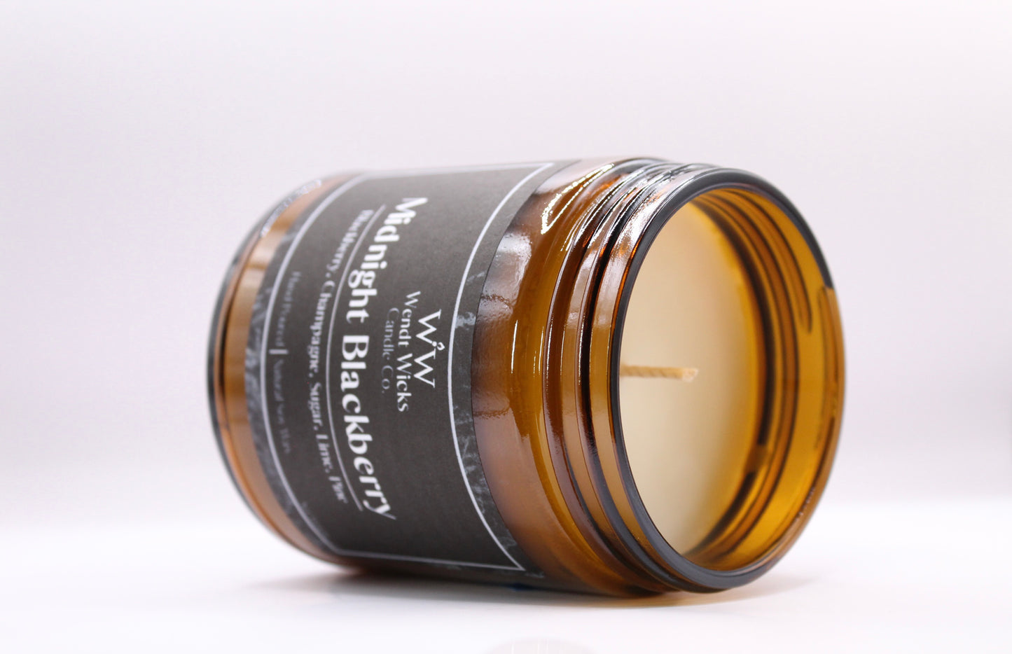 Midnight Blackberry - 7 oz Natural Soy Wax Candle