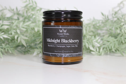Midnight Blackberry - 7 oz Natural Soy Wax Candle