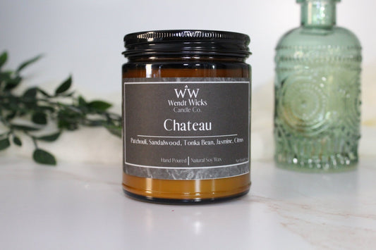 Chateau - Wendt Wicks Candle Co. - Amber candle