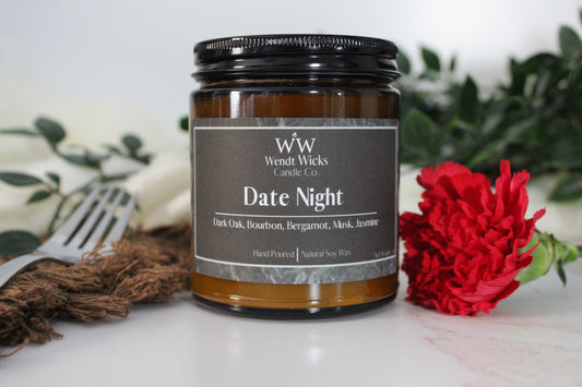 Date Night - Wendt Wicks Candle Co. - Amber candle