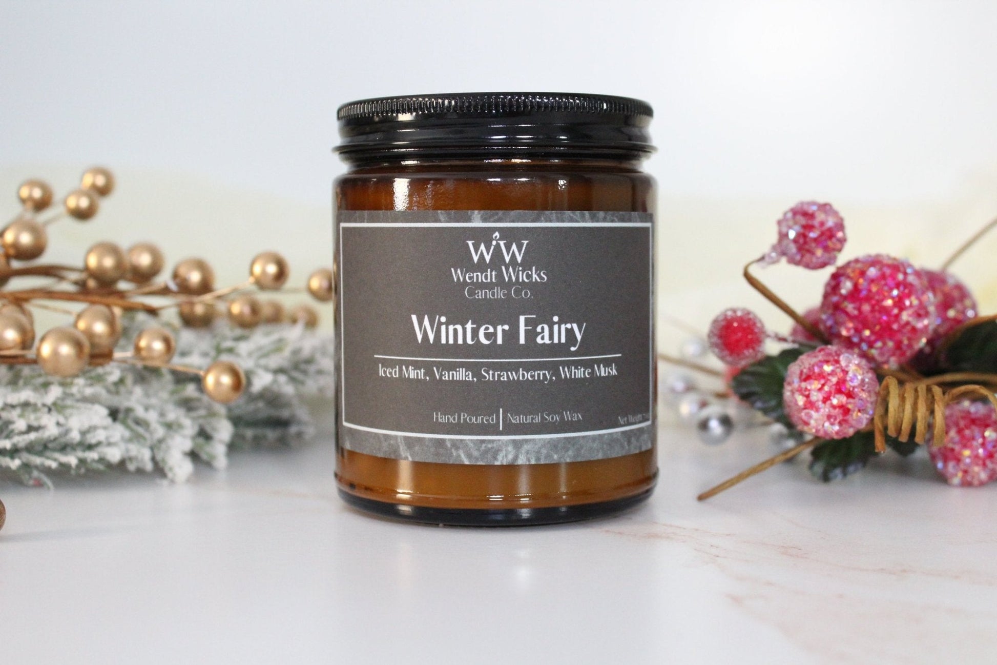 Winter Collection Bundle - Wendt Wicks Candle Co. - Amber candle