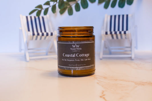 Coastal Cottage - Wendt Wicks Candle Co. - Amber candle