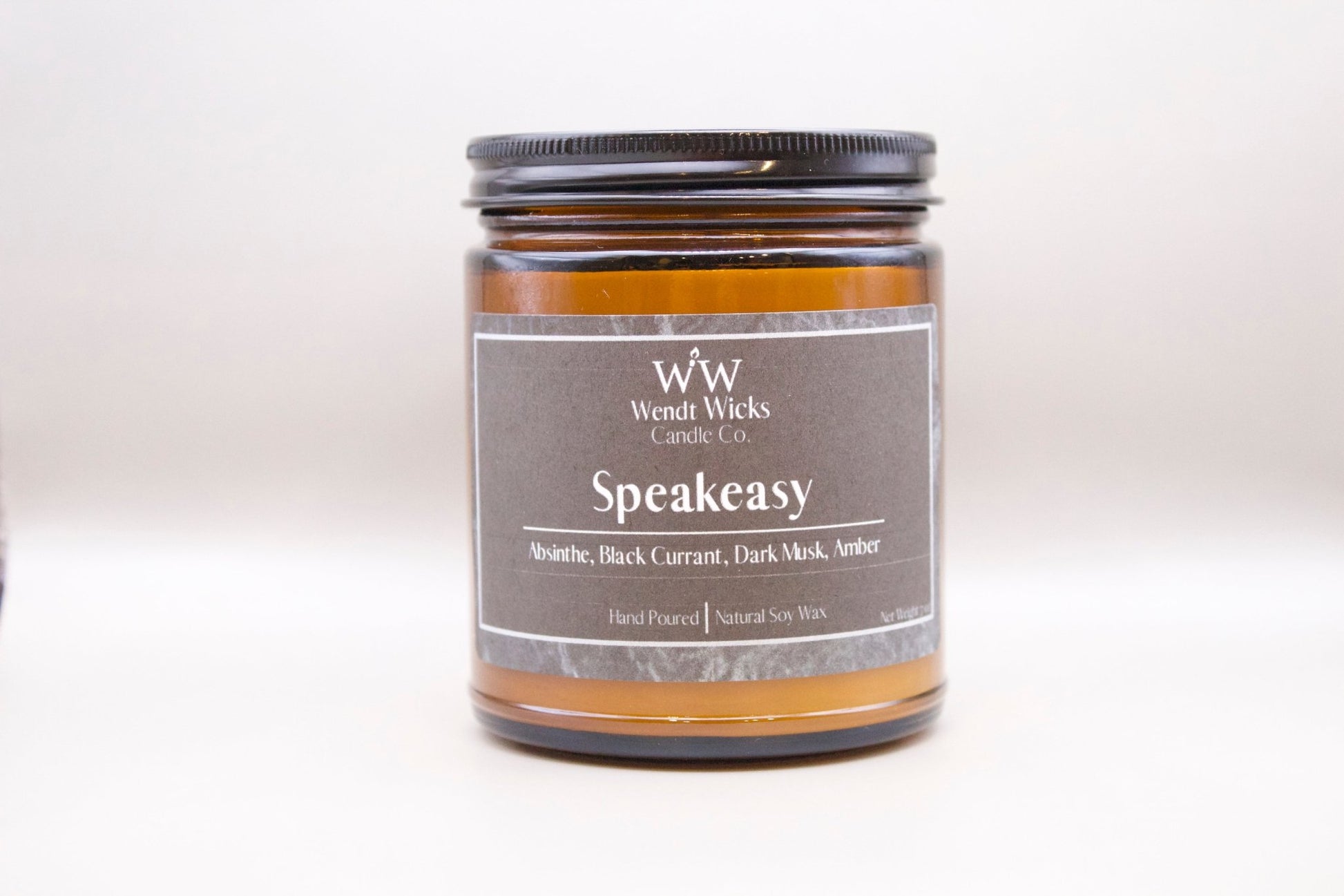 Speakeasy - Wendt Wicks Candle Co. - Amber candle